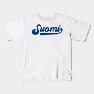 Finland Suomi Finnish Flag Helsinki Gift Idea Kids T-Shirt